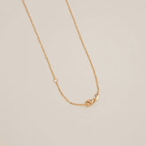 Eternal Hearts Duo Necklace 2.8 Grams, 18kt Gold